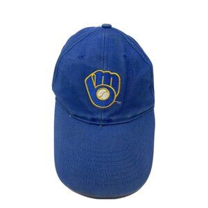 Milwaukee Brewers Miller Lite Hat Baseball Cap adjust strap one size embroidered